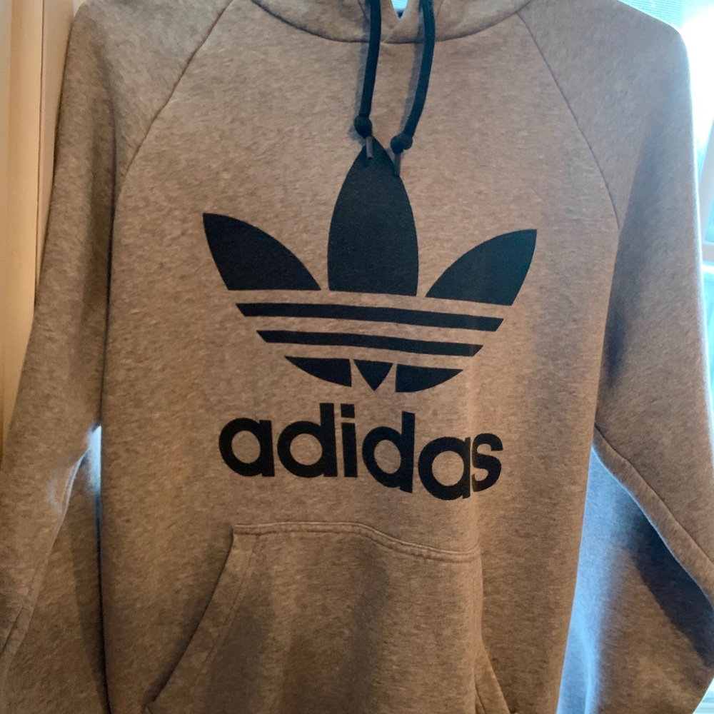 Adidas grey hoodie!